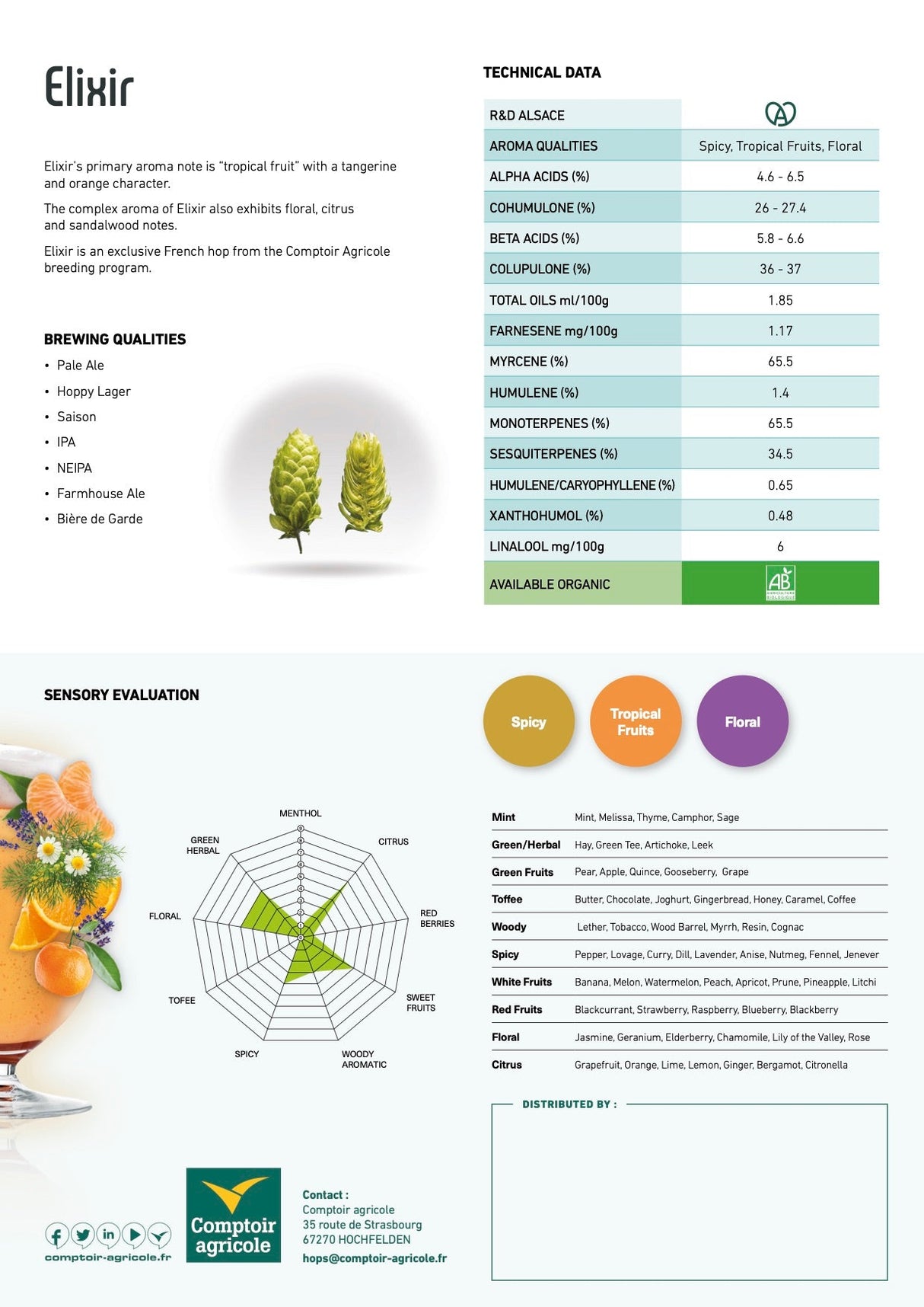 Elixir Hop Flavor Profile