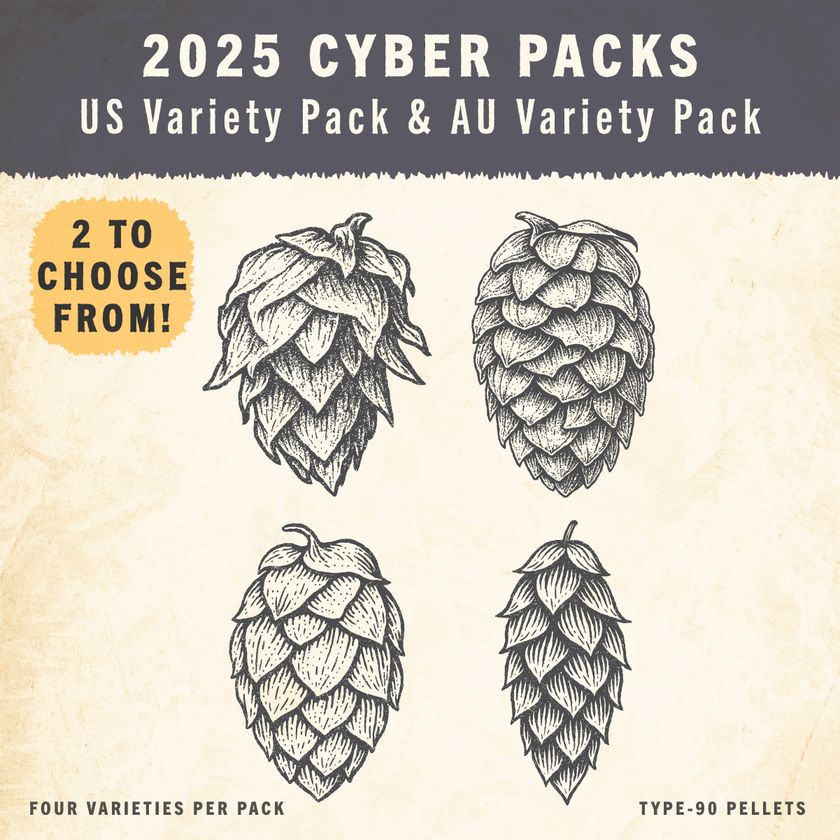 2025 Cyber Packs - Hop Variety Packs
