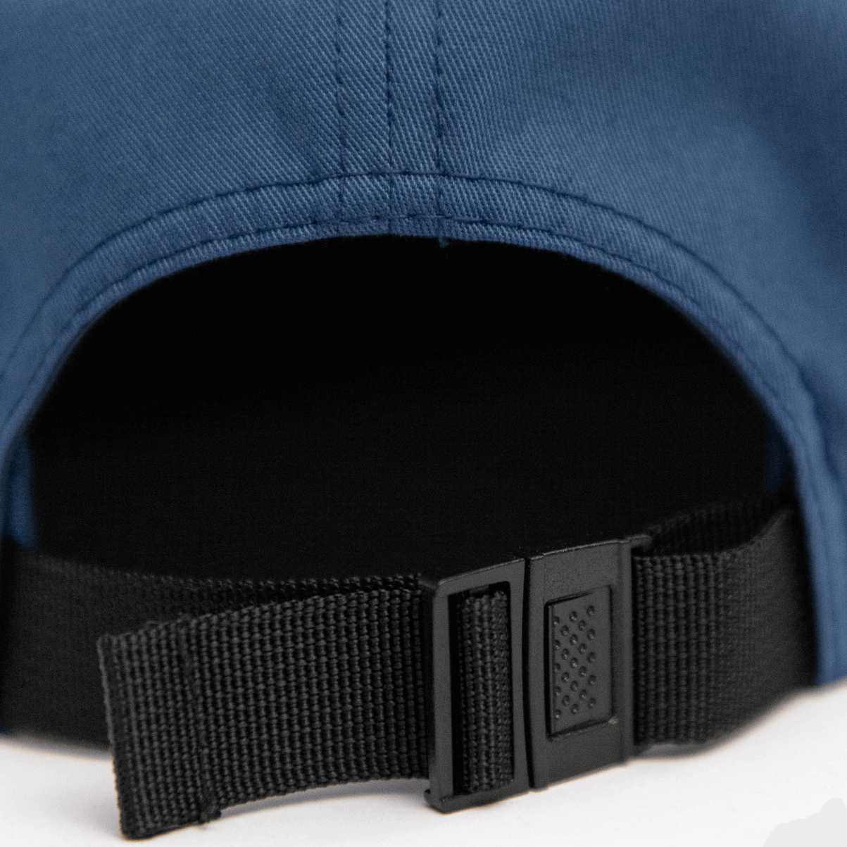 Slate Blue 5-Panel Hat Silicone Patch