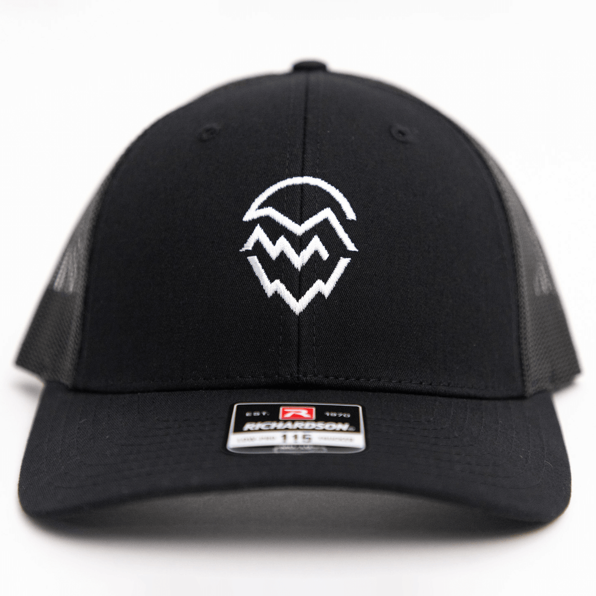  OUTLINE TRUCKER HAT [BLACK] 美品 Classic Trucker Hat Black W/ White Logo – Yakima Valley Hops