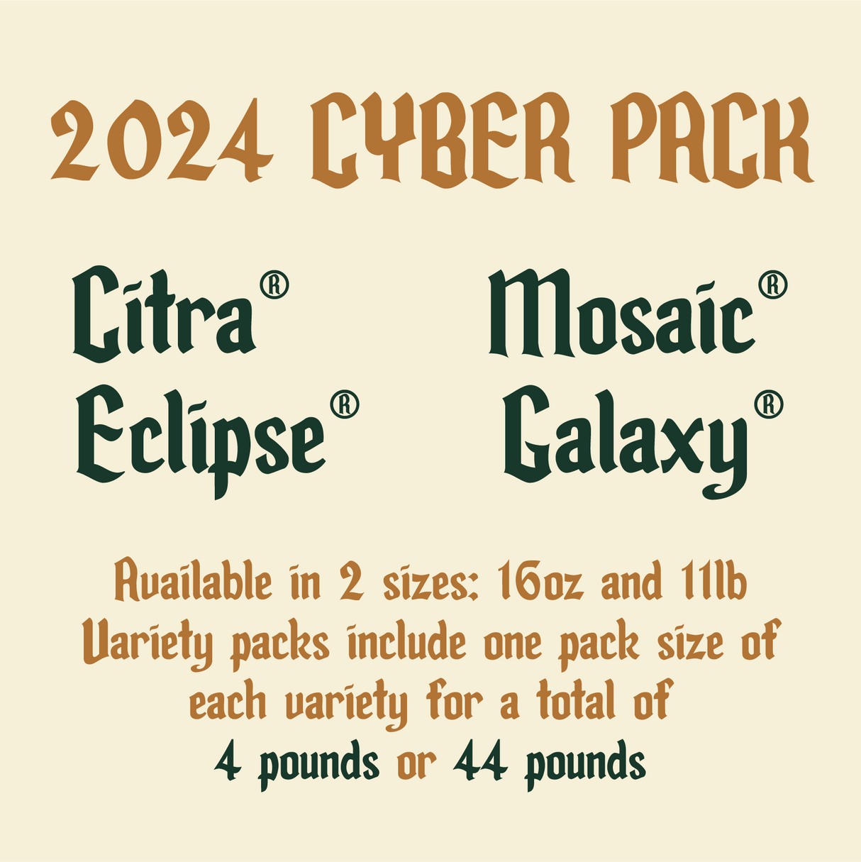 2024 Cyber Pack: Citra, Mosaic, Eclipse, Galaxy