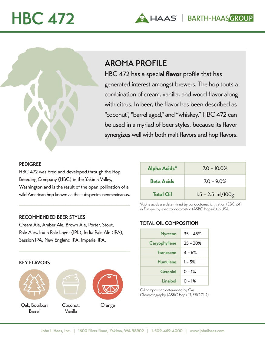 HBC 472 Hops