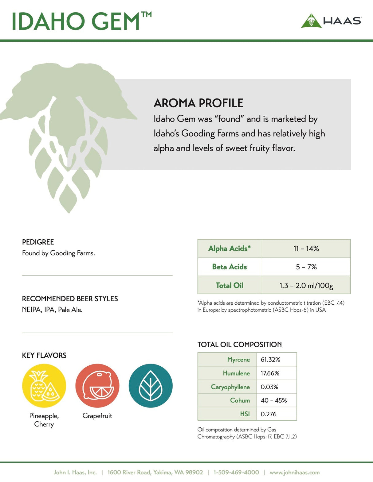 Idaho Gem Hops