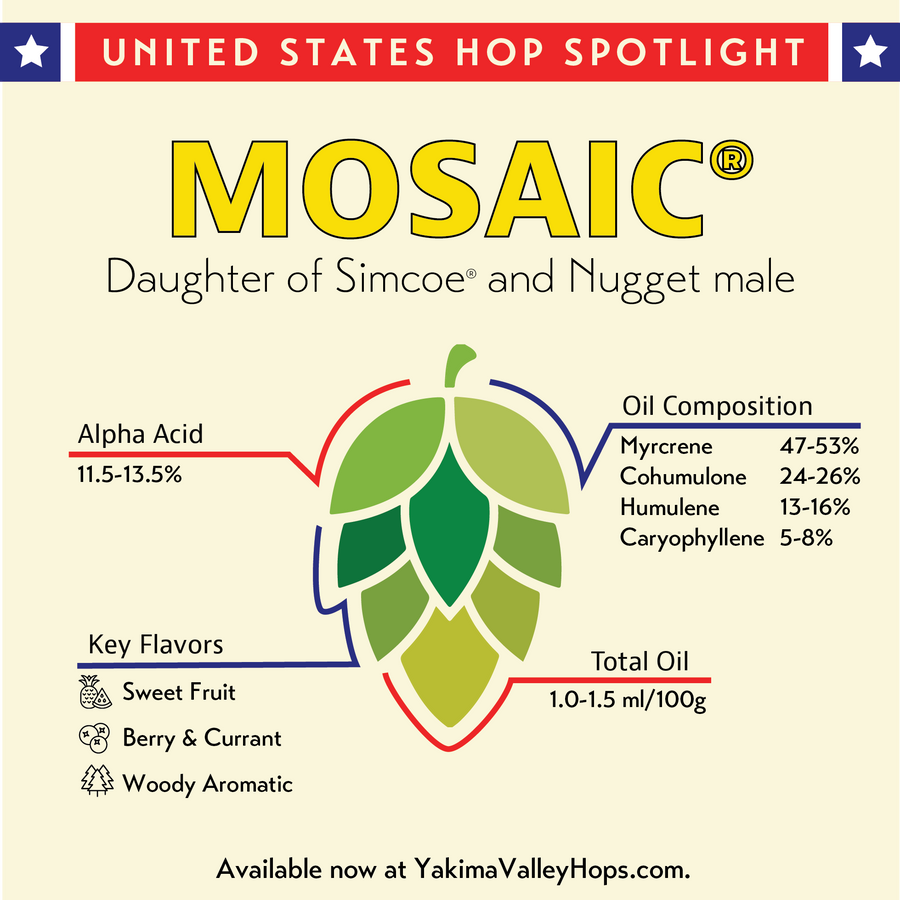 Mosaic Hops – Yakima Valley Hops