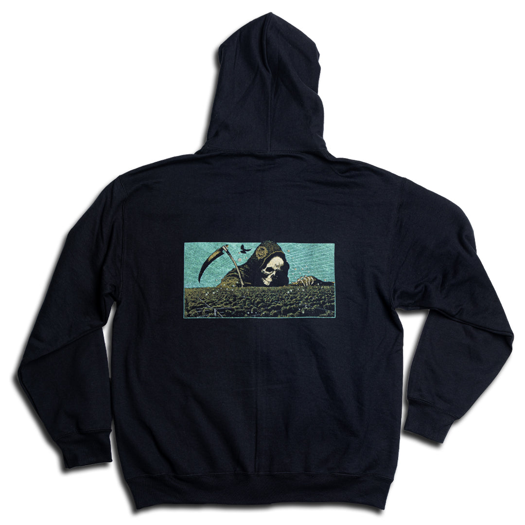 Hop Field Reaper Zip-Up Hoodie – Yakima Valley Hops