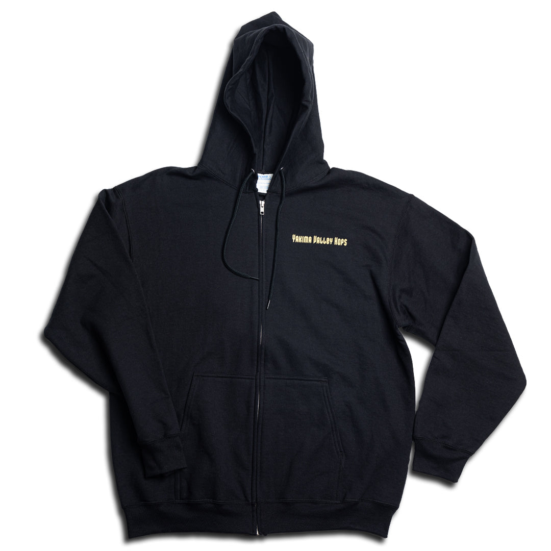 Hop Field Reaper Zip-Up Hoodie – Yakima Valley Hops