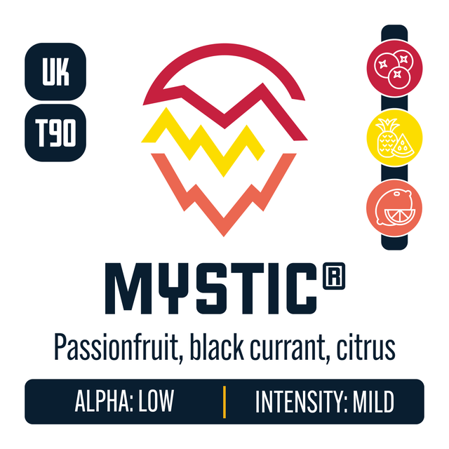 UK Mystic Hop Profile: Berry & Currant, Sweet Fruit, Citrus