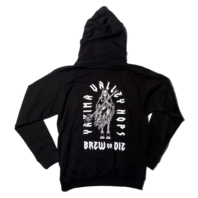 Brew or Die Sweatshirt – Yakima Valley Hops