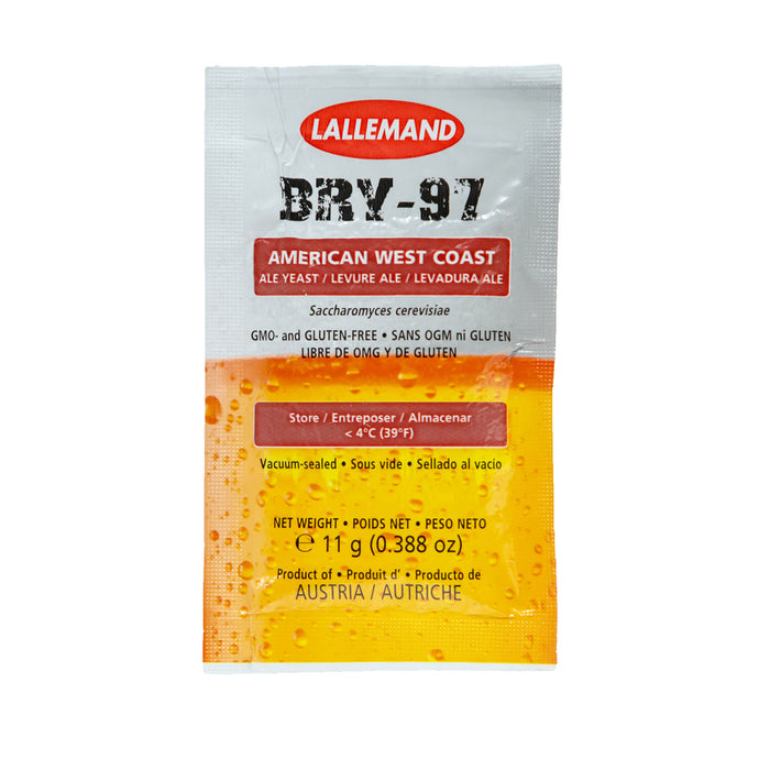 Lallemand LalBrew BRY-97 American West Coast Dry Ale Yeast 11g