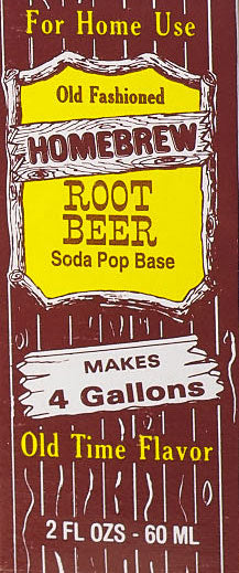 Homebrew Rootbeer Soda Natural Extract