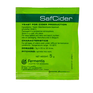 Fermentis Safcider Dry Yeast 5g