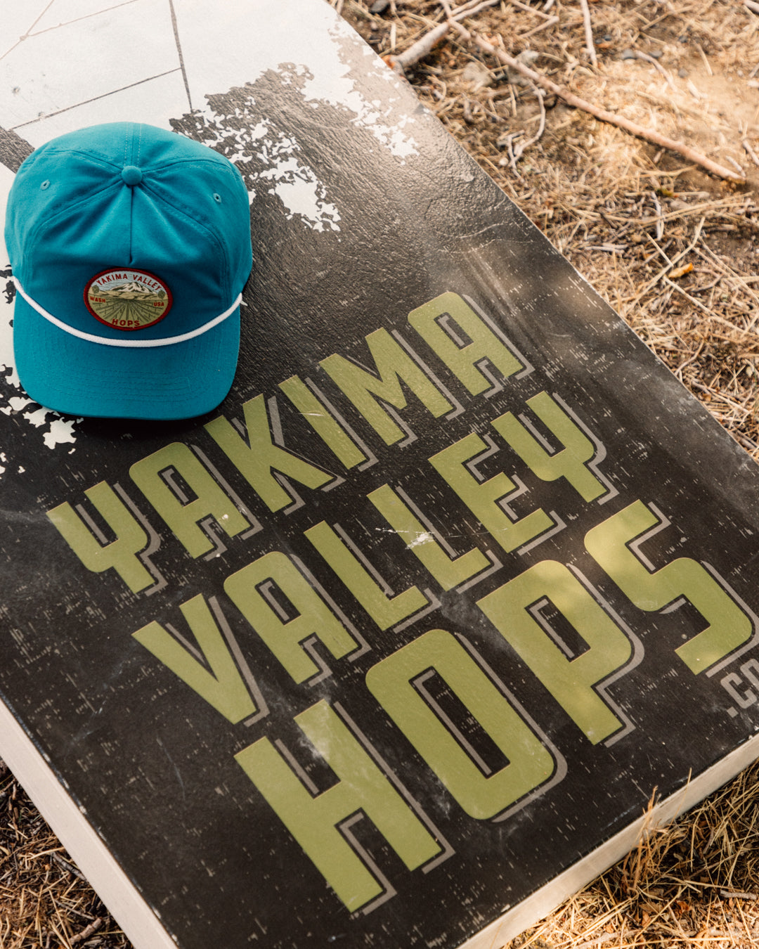 Teal Retro YVH Hat