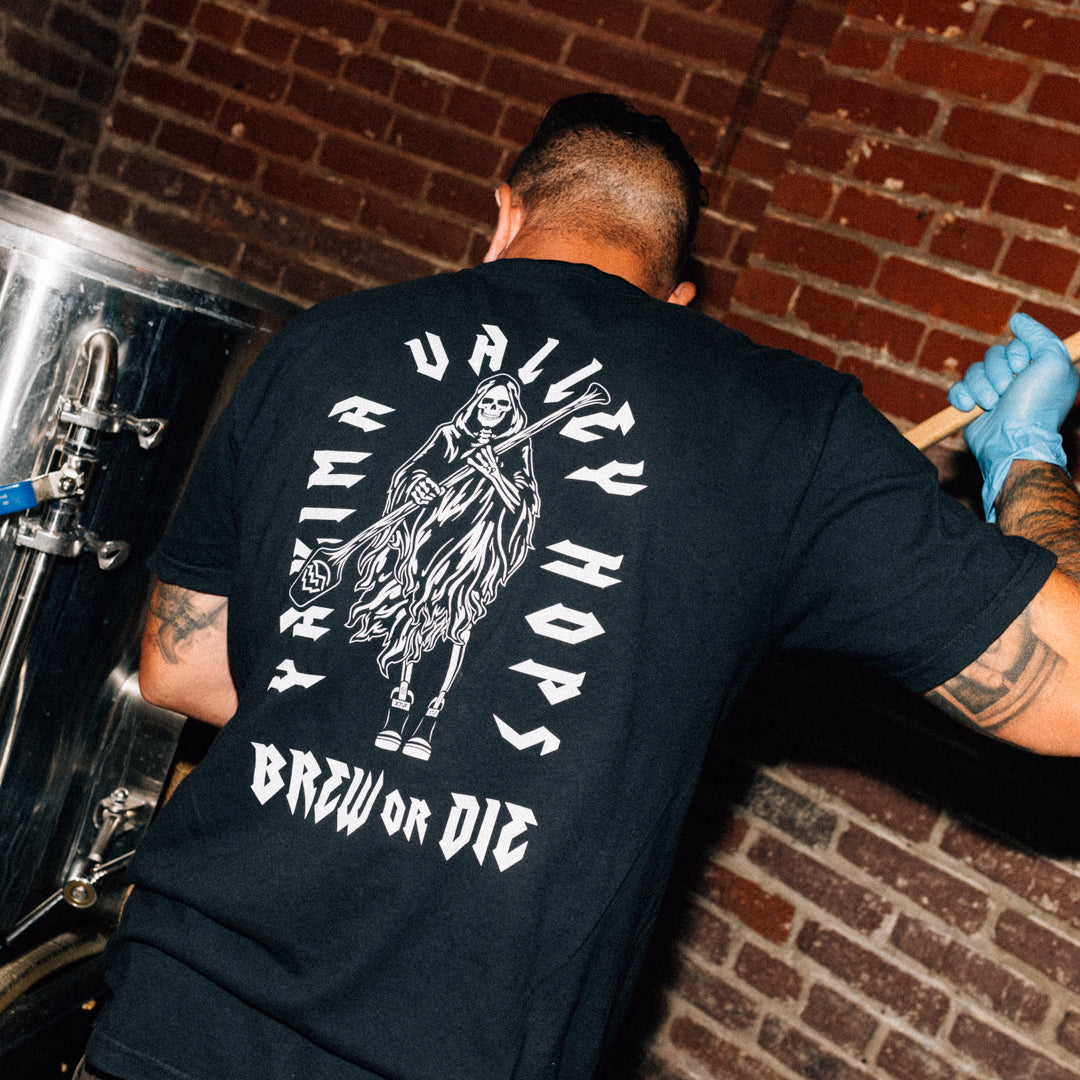 Brew or Die Pocket T-Shirt